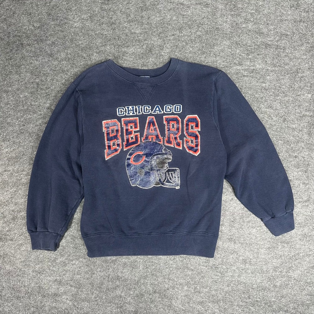 Chicago‎ Bears Vintage 80s Champion NFL Football Crewneck Sweatshirt Men's Large